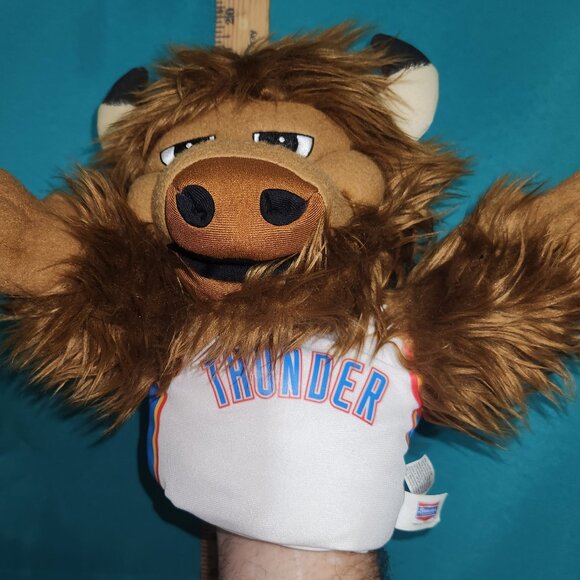 OKC Thunder Rumble The Bison Bleacher Creatures Hand Puppet - Picture 1 of 3